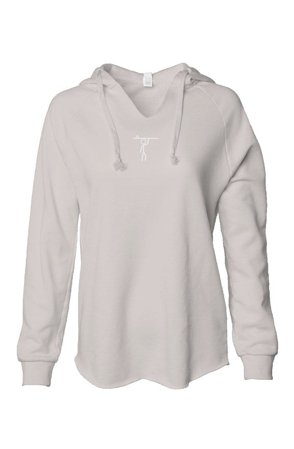 Womens Lightweight Wash Hooded Sweatshirt